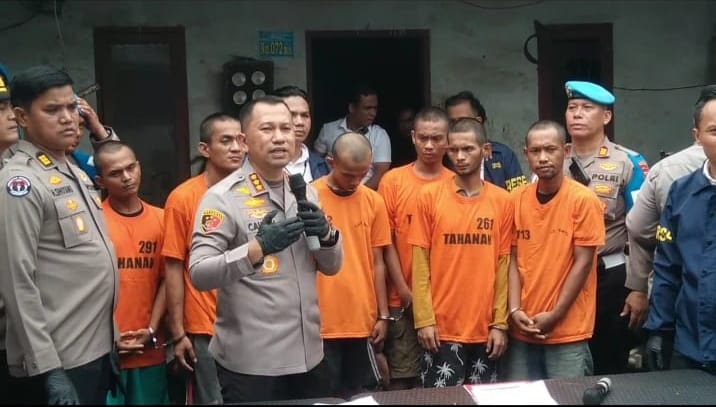 Polrestabes Medan Gerebek Gudang Botot di Jalan H Anif, 219 Penjahat Positif Narkoba