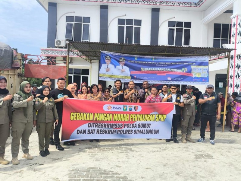 Satreskrim Polres Simalungun Bersama Satgas Pangan Gelar Operasi Pengawasan Harga Beras