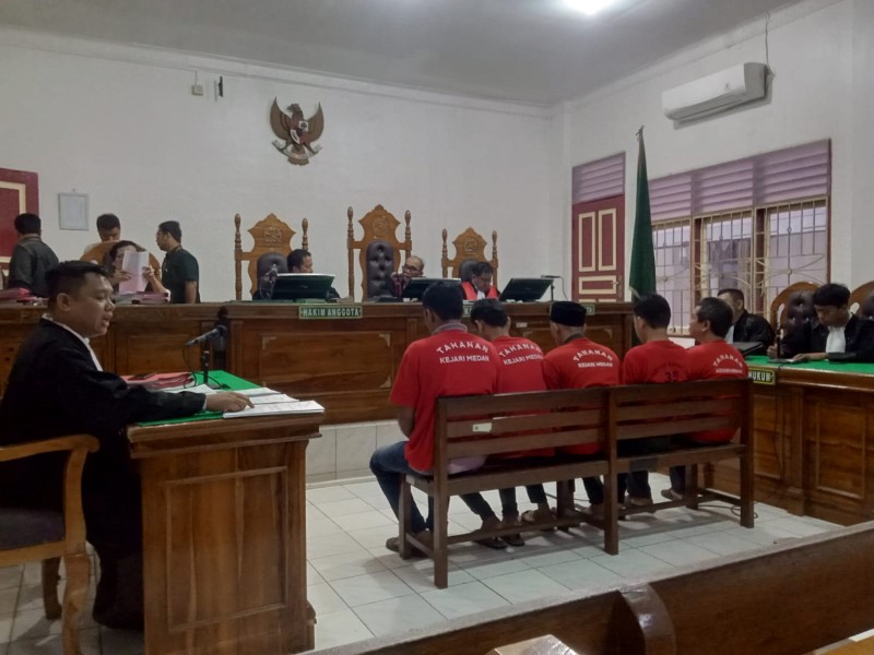Lima Kurir Ganja 128 Kg dari Aceh ke Medan Dituntut Hukuman Mati, Jaksa: Peran Mereka Sangat Terstruktur