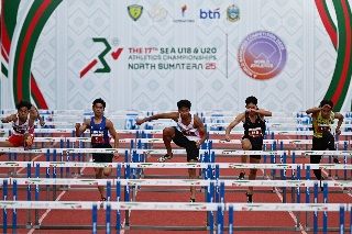Pelari Indonesia Dominasi Lari Gawang Kejuaraan Atletik U18 & U20 Asia Tenggara di Sumut