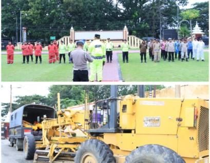 Polres Labuhanbatu Gelar Apel Tanggap Bencana, Sebagai Bentuk Kesiapsiagaan Hadapi Cuaca Ekstrem