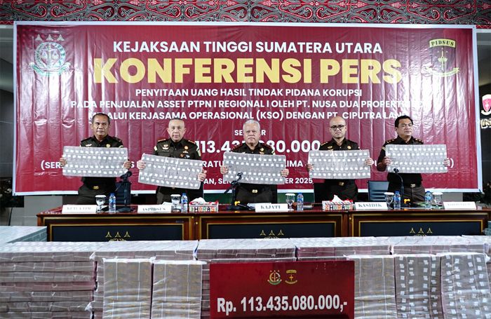 Kejati Sumut Kembali Terima Pengembalian Kerugian Keuangan Negara dari Dugaan Korupsi Penjualan Aset PTPN I Rp113,4 Milyar Lebih