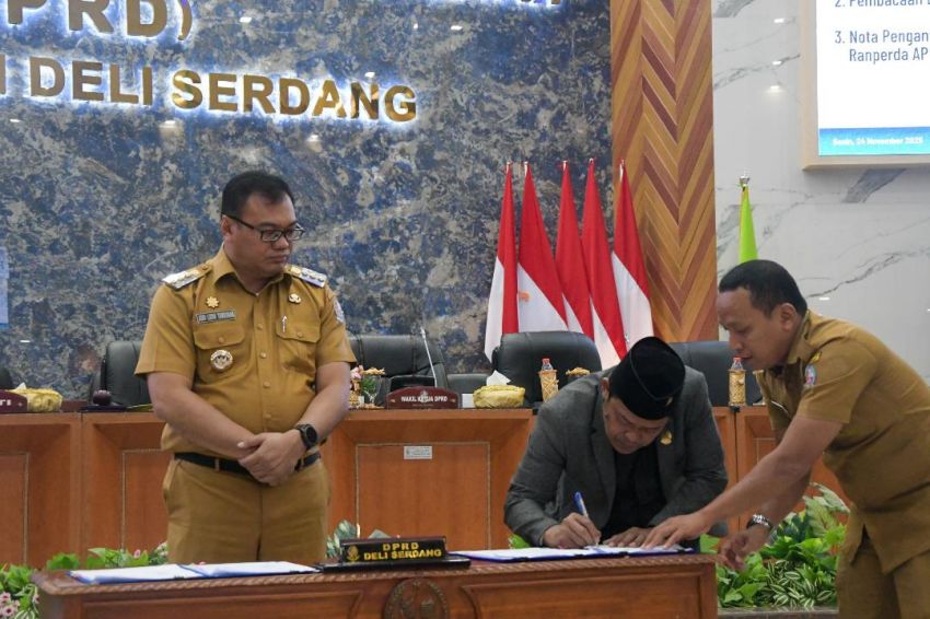DPRD Setujui Rancangan KUA-PPAS APBD Deli Serdang TA 2026