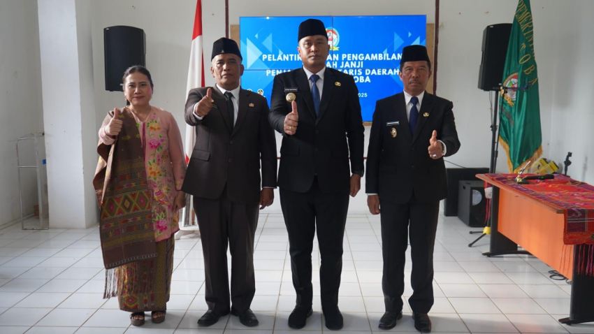 Usai Lantik Penjabat Sekda Toba, Inin Pesan Bupati