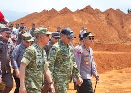 Panglima TNI Bersama Menhan RI Tinjau Keberhasilan Satgas PKH Tertibkan Tambang Nikel Ilegal di Morowali