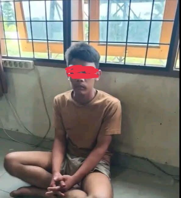 Terduga Pelaku Pembunuhan Mahasiswa di Marindal Teman Kecil Korban