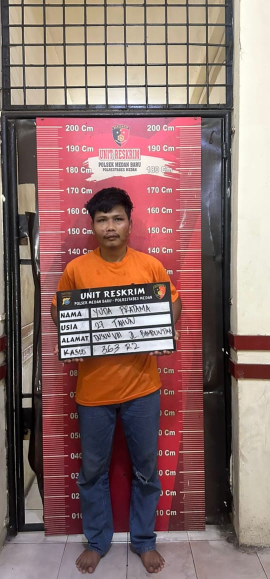 Ini Tampang Maling Motor 14 Kali Beraksi di Kampus USU