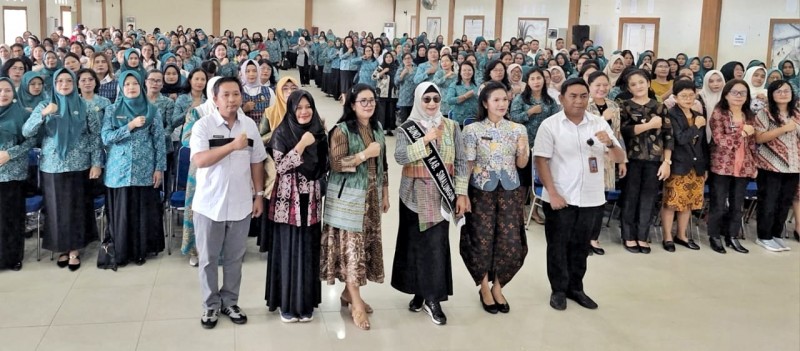 Tingkatkan Kualitas Layanan PAUD Dispen Gelar Sosialisasi Pembinaan Bunda PAUD Nagori/Kelurahan