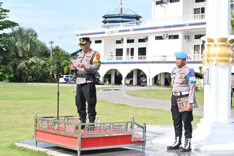 Polres Labusel Gelar Apel Operasi Zebra Toba 2025 Tegaskan Profesionalisme dan Humanisme di Jalan Raya