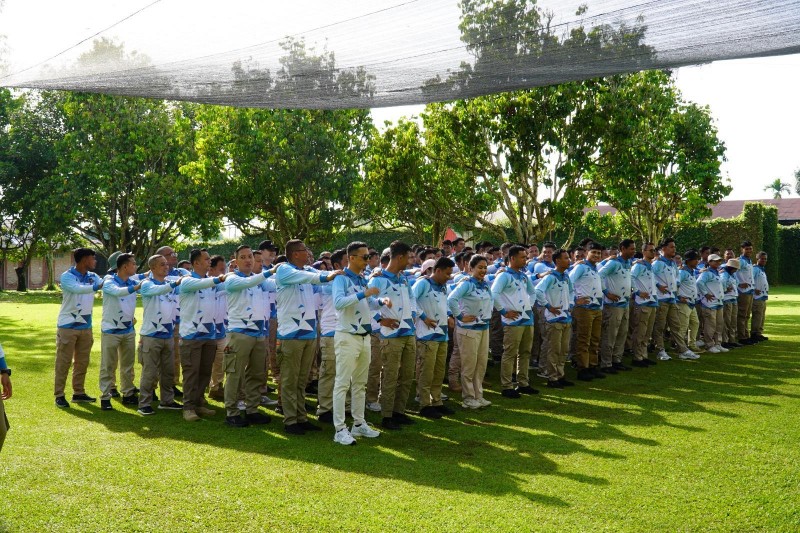 Rutan Kelas I Medan Gelar Fisik Mental Disiplin, Salurkan Bantuan Sosial untuk Warga Kampung Ladang