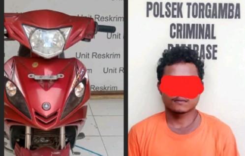 Maksud Mencari Untung Berakhir Buntung, Ini Yang Dialami FM Setelah Mencuri Sepedamotor Di Cikampak - Torgamba