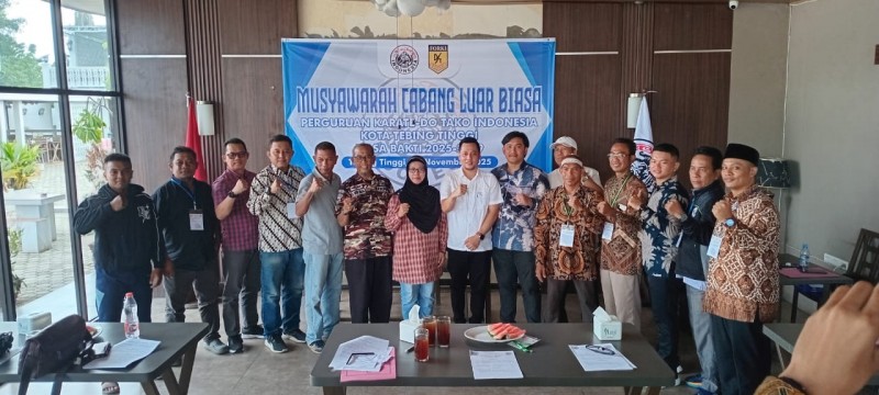 Saptha Nugraha Isa Terpilih Secara Aklamasi  Sebagai Ketua TAKO Tebingtinggi Periode 2025 &ndash; 2029