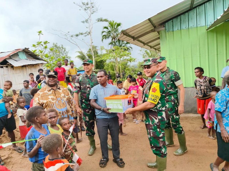 Aslog Kasad Mayjen TNI Adisura Firdaus Tarigan Pimpin Tim Wasev TMMD ke-126 di Kabupaten Tambrauw