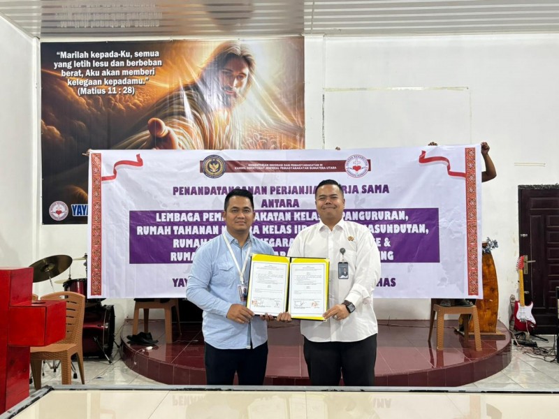 Rutan Tarutung Gaungkan Semangat Kemanusiaan Lewat Rehabilitasi dan Bakti Sosial