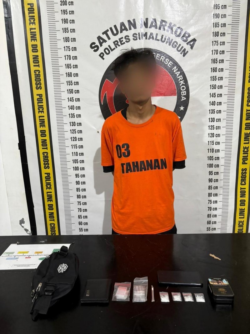 Sat Narkoba Polres Simalungun Kembali Berhasil Sikat Bandar Sabu 6,27 Gram