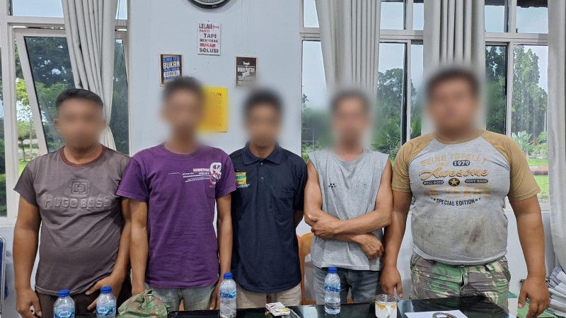 Kasat Reskrim Polres Simalungun Bekuk 5 Bandit Pencuri TBS PTPN-4