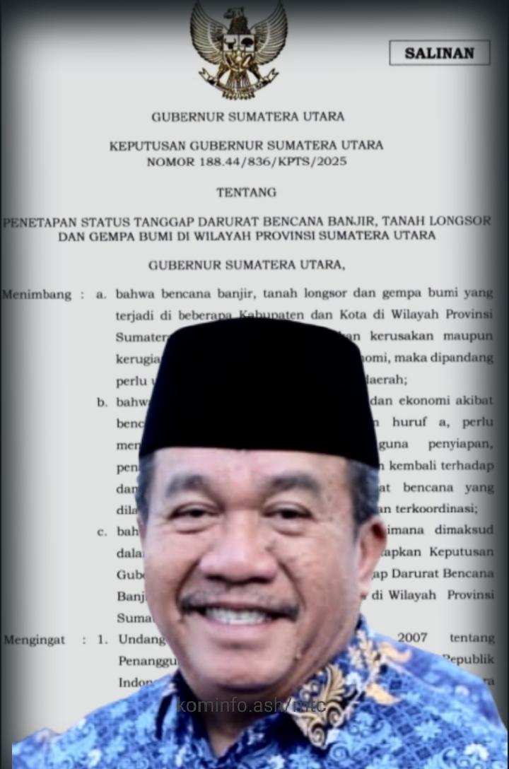 Sumut Berstatus Darurat, Pemkab Asahan Perkuat Kesiapsiagaan