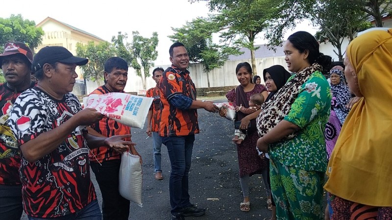 PAC Pemuda Pancasila Medan Denai Kembali Bergerak Bantu Warga Terdampak Banjir