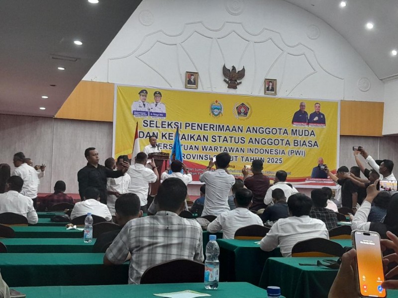 Ketua PWI Sumut Berharap Seluruh Peseta Ujian Seleksi Anggota Muda dan Kenaikan Status Bisa Lulus