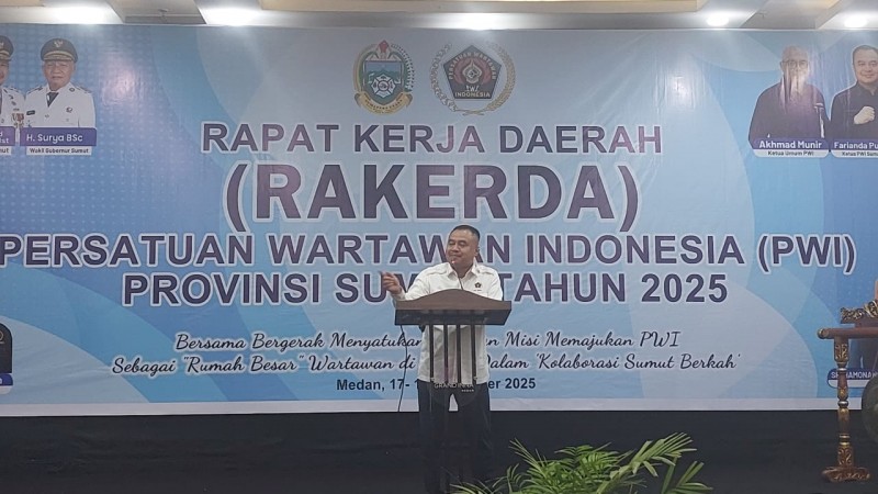 PWI Sumut Gelar Rakerda, Ketua PWI Pusat : Pastikan PWI Rumah Pendidikan Tingkatkan Kualitas Wartawan