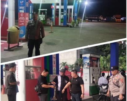 Polsek Bilah Hulu Lakukan Monitoring dan Pengamanan SPBU