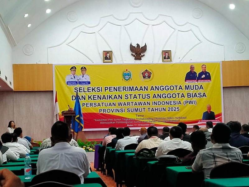 PWI Sumut Berharap Wartawan Tingkatkan Profesionalisme Dalam Partisipasi Wujudkan Pembangunan
