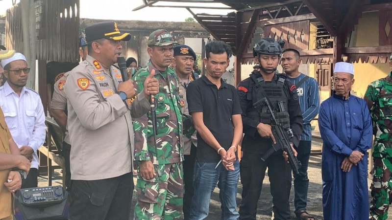 Ini Tampang Romadon Pemicu Pembakaran Mapolsek MBG