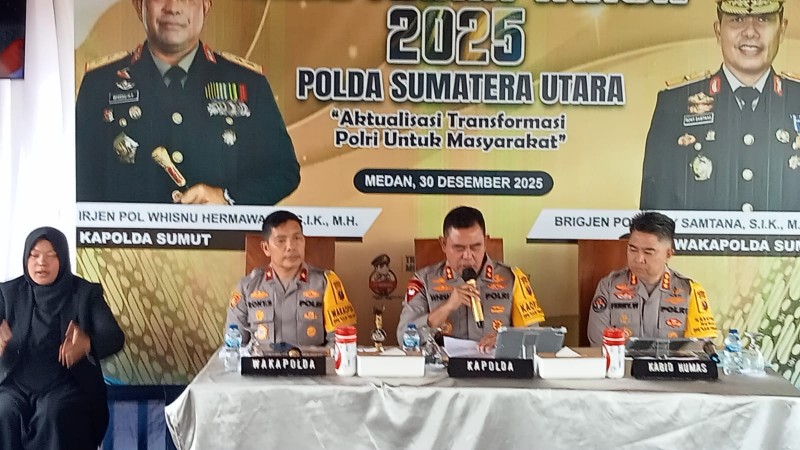 2025 Polisi Bermasalah di Sumut Meningkat, 61 Dipecat