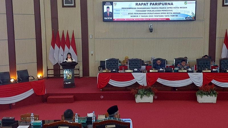 Fraksi PDI P DPRD Medan Setuju Perubahan Tatib, Terkait Pendidikan Ideologi Pancasila