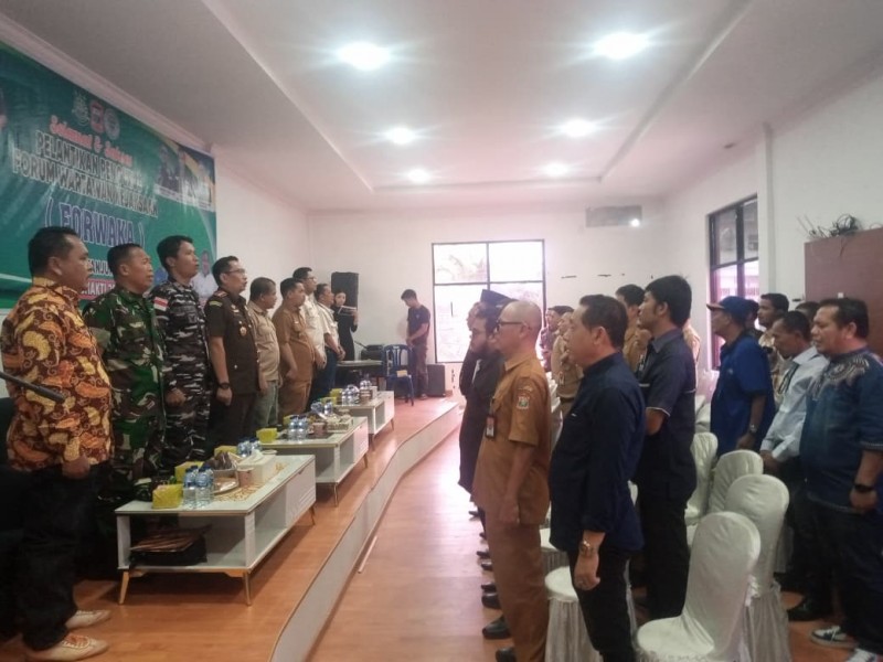 Didampingi Bobon Robiana SH MH, Ketua Forwaka Sumut Lantik Pengurus Forwaka Tanjung Balai Periode 2025&ndash;2027