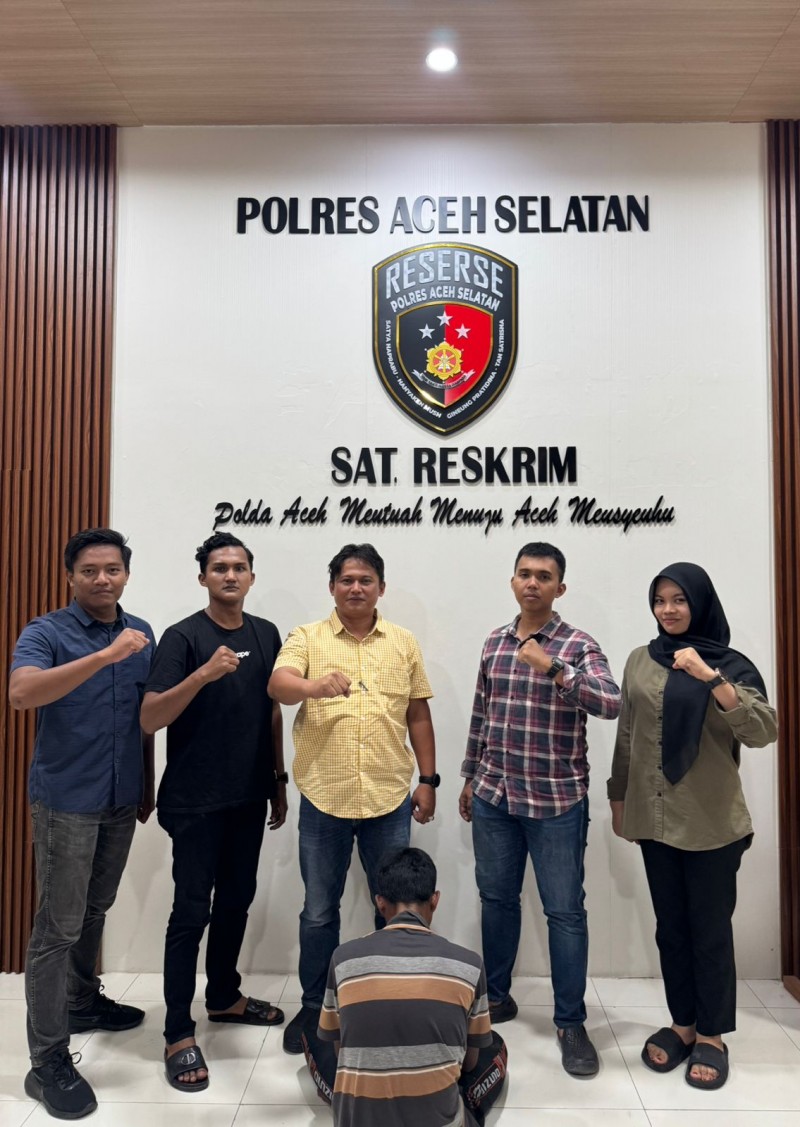 Polres Aceh Selatan Tangkap Terduga Pelaku Pelecehan Seksual terhadap Dua Anak di Bakongan