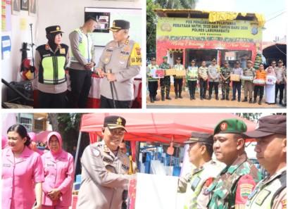 Pastikan Pengamanan Optimal, Kapolres Labuhanbatu Tinjau Kesiapan Pos Nataru 2025&ndash;2026 Di Labura