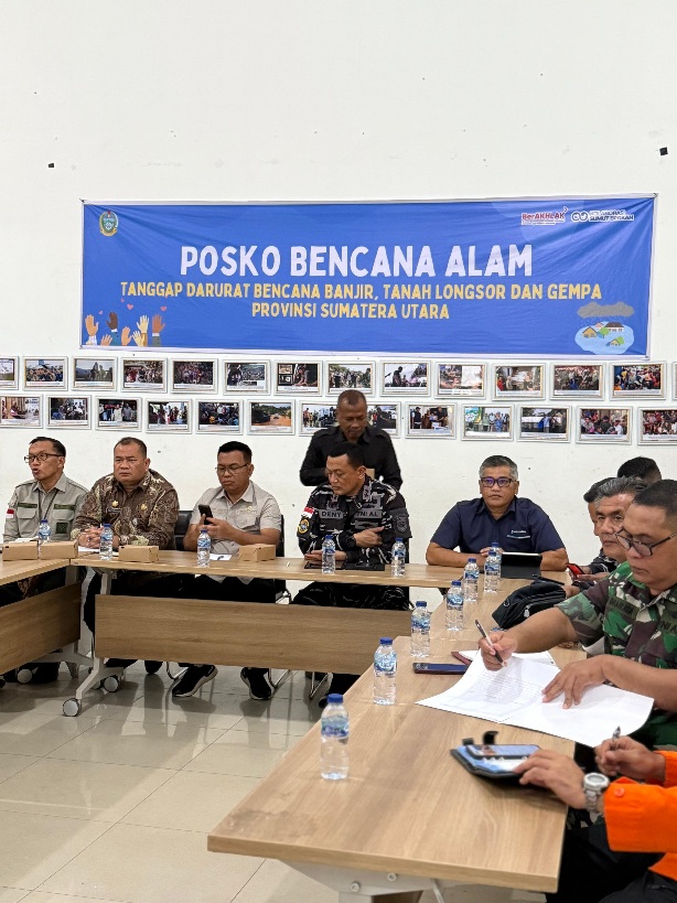 Pemprov Sumut Gelar Rapat Koordinasi Bantuan Bencana, Pelindo Regional 1 Pastikan Kesiapan Pelabuhan Belawan