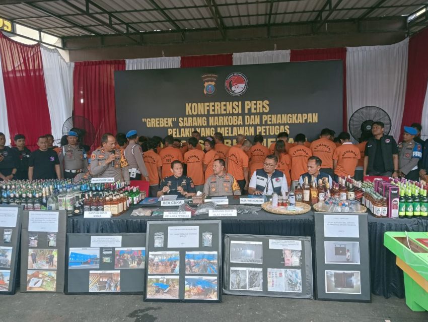 Dalam 72 Hari Pembrantasan Narkoba, Sebanyak 34 Tersangka Narkoba Ditangkap