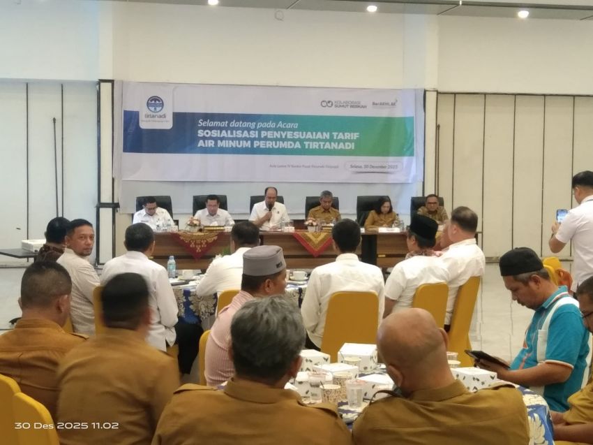 Perumda Tirtanadi Sosialisasi Penyesuaian Tarif Air Ardian Surbakti : Demi Pelayanan Air Minum yang Aman dan Layak