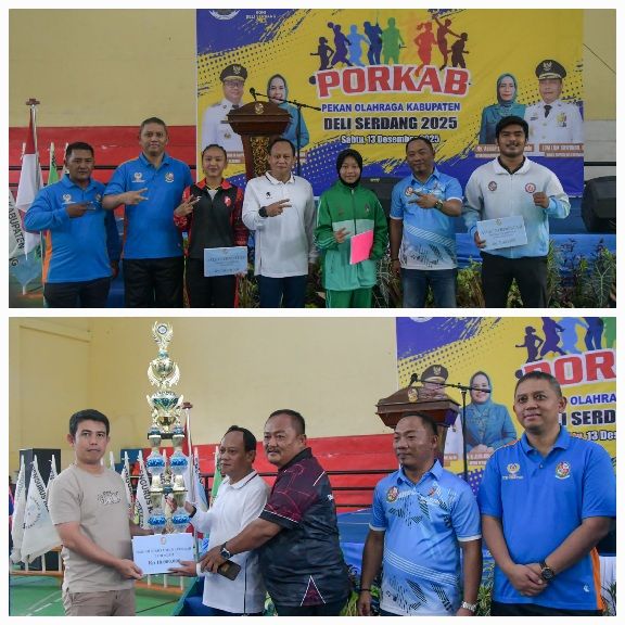 Keras, Tanjung Morawa Juara Umum Porkab Deli Serdang 2025