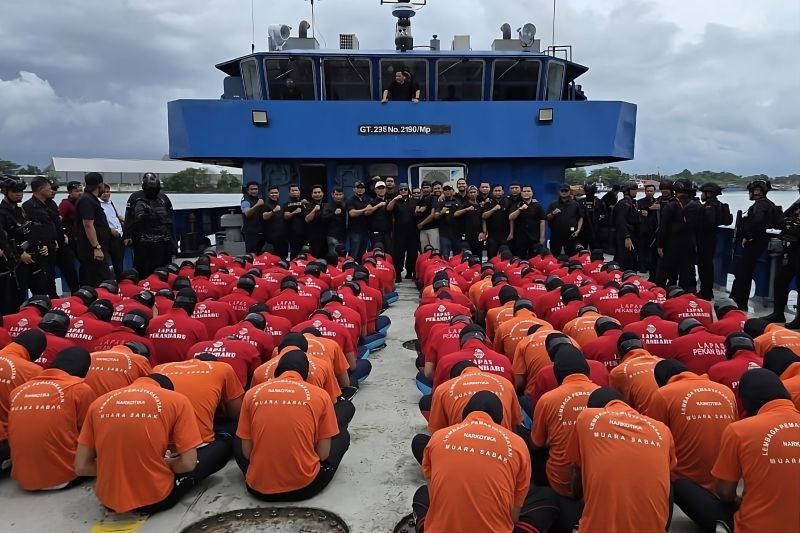 Jelang Akhir Tahun, Sebanyak 1.882 Warga Binaan di Pindahkan ke Nusakambangan