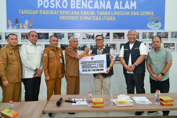 Terima Bantuan Rp1,153 Miliar dari Kepri, Wagub Sumut : Bantuan ini Sangat Berarti