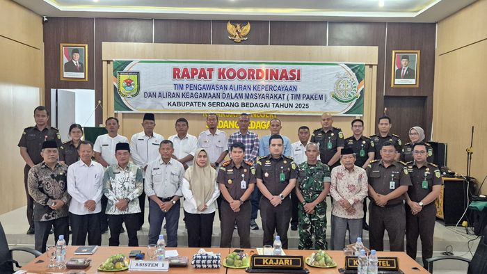 Kejari Sergai Gelar Monev PAKEM, Wadah Strategis Jaga Ketertiban, Keharmonisan, serta Stabilitas Kehidupan Beragama