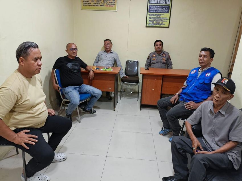 Wujudkan Kamtibmas, F.SPTI-K.SPSI Kelurahan Tembung Silaturahmi Ke Polsek Medan Tembung