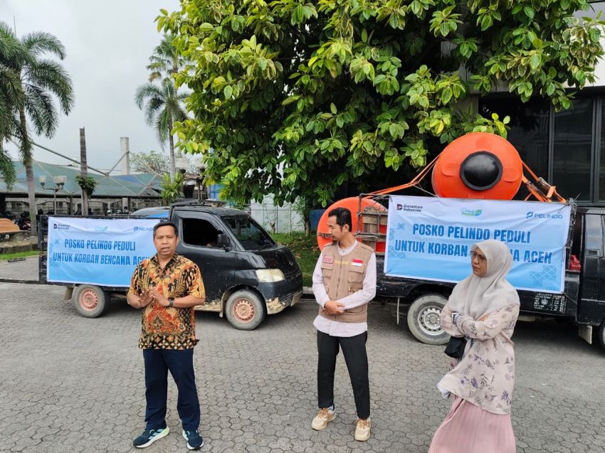 Selain Aceh Tamiang, Pelindo Regional 1 Berangkatkan Relawan dan Salurkan Bantuan ke Langsa