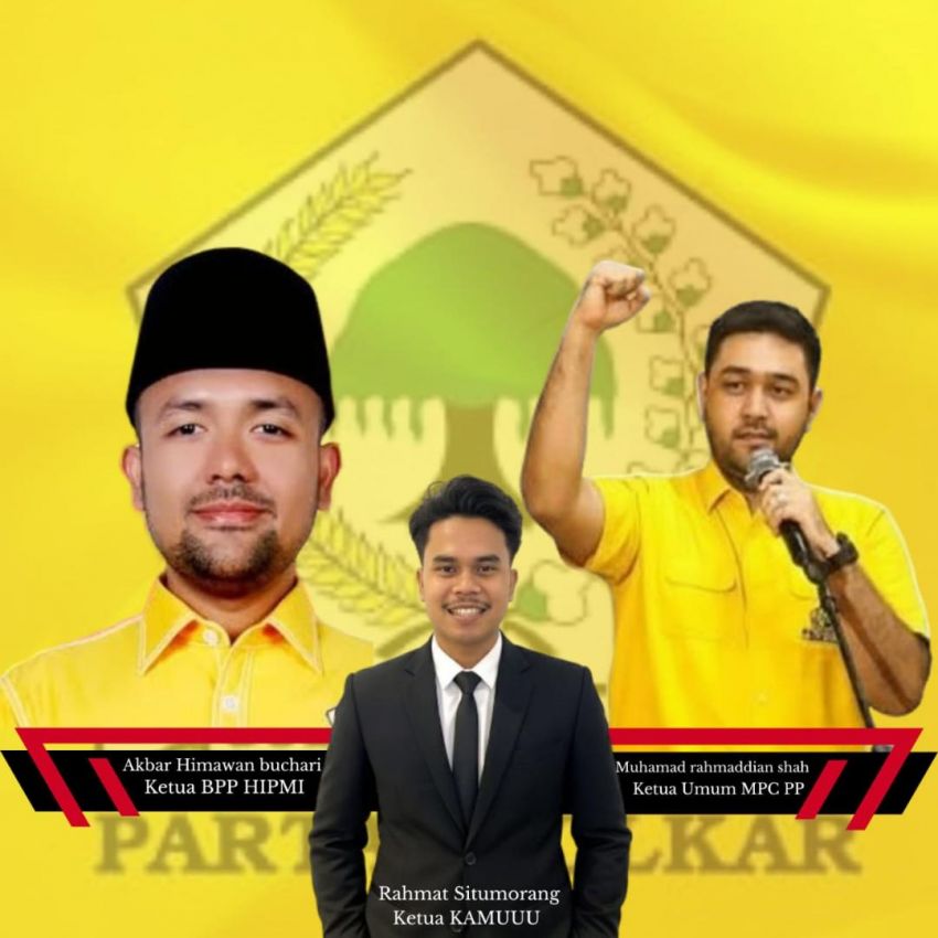 Ketua KAMUUU: Ketua PP Medan dan Ketua HIPMI Pusat Paling Relevan Gantikan Musa Rajekshah Pimpin Golkar Sumut