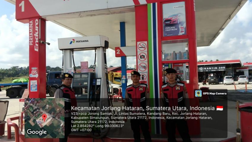 Cegah Antrean Ricuh di SPBU, Polres Simalungun Gelar Patroli Presisi