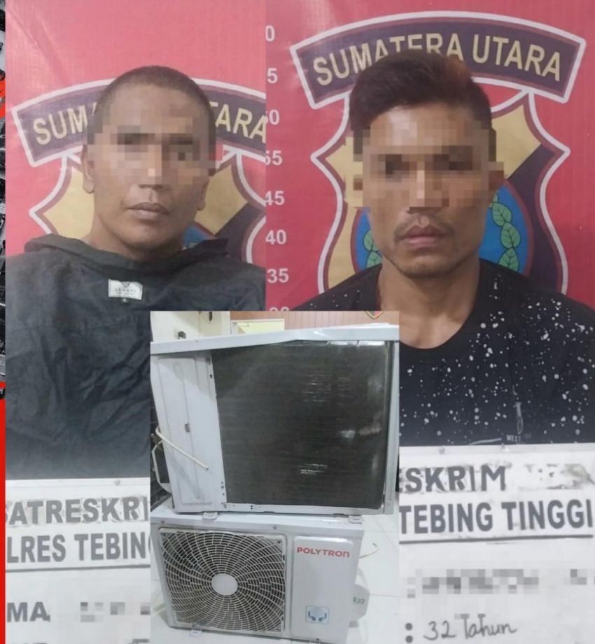 Pencuri Kompresor AC  Sempat Kabur Dan Nyebur Ke Sungai
