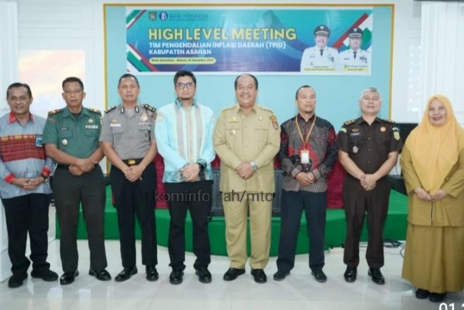 Bupati Asahan Pimpin High Level Meeting TPID Kabupaten Asahan Tahun 2025