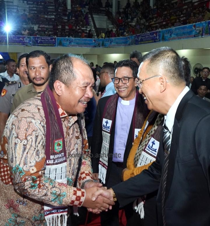 Bupati Asahan Hadiri Perayaan Natal Oikumene 2025.