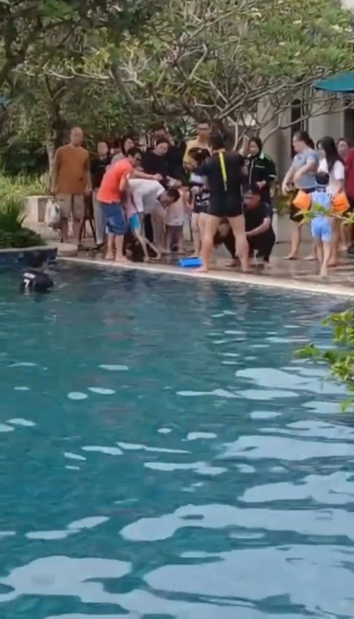 Dua Bocah Kembar Tewas Tenggelam di Kolam Renang Citraland