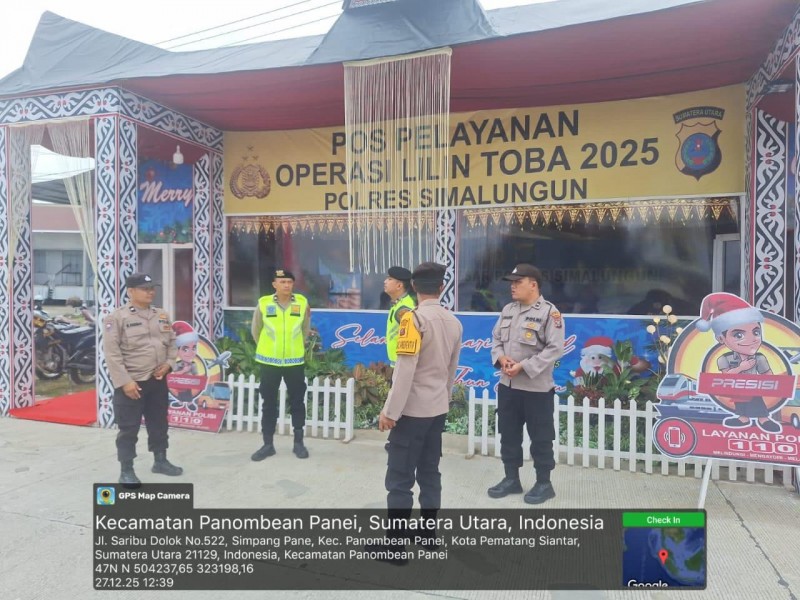 Kasat Samapta Polres Simalungun Cek Langsung 5 Pos Lilin Toba 2025: "Situasi Aman, Lalu Lintas Lancar!"