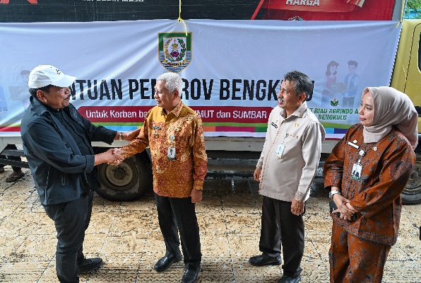 Wagub Sumut Apresiasi Bantuan Korban Banjir dan Longsor dari Pemprov Bengkulu