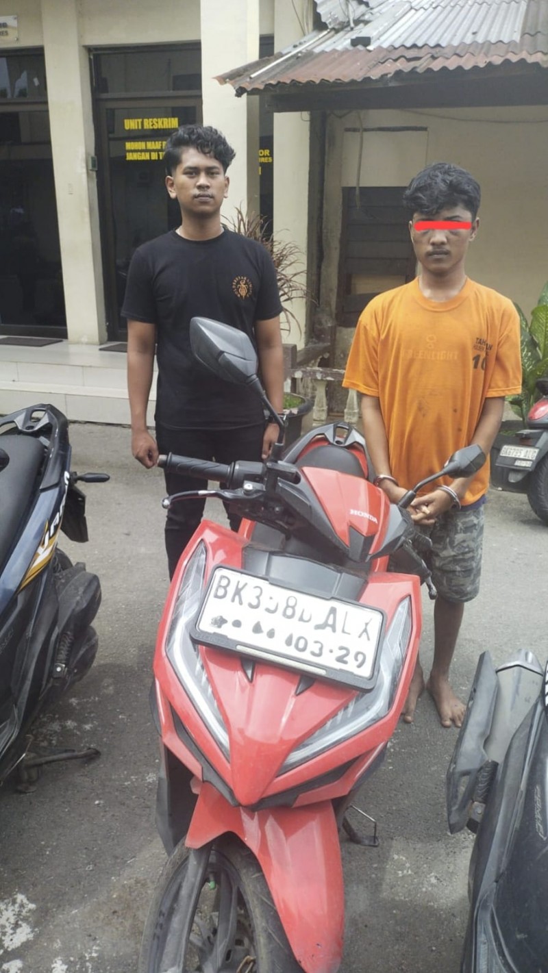Polsek Sunggal Tangkap Pelaku Curas